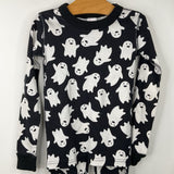 Size 6 (120): Hanna Andersson Black White Ghost 2pc Pjs