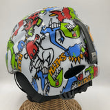Size 53-58cm: Colorful Dinosaur Helmet