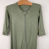 Size 18-24m: Kickee Pants Green 1pc Footy PJs
