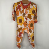 Size 0-3: Honest Fall Pumpkin 1 pc Pjs