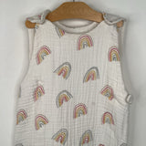 Size 9-18m: Pehr White Rainbow Sleepsack