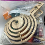 Haoe The Roundabout Wooden Assorted Marble Run
