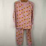 Size 4 (100): Hanna Andersson Pink Candy Corn 2pc PJs