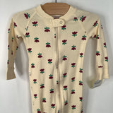 Size 2 (85): Hanna Andersson Yellow Floral 1pc PJs REDUCED
