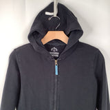Size 12: Primary Black Zip Hoodie Sweatshirt