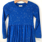 Size 7: Tucker + Tate Blue Star Long Sleeve Dress