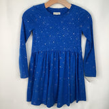 Size 7: Tucker + Tate Blue Star Long Sleeve Dress