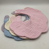 Size 0-12m: 5 Pastel Bibs