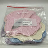 Size 0-12m: 5 Pastel Bibs
