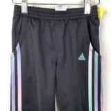 Size 5: Adidas Black White Track Pants