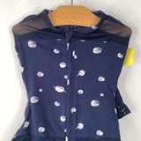 Size S: Happiest Baby Blue/White Planets Sleepsack