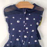 Size S: Happiest Baby Blue/White Planets Sleepsack
