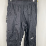 Size 8: REI Co-Op Black Rain Pants