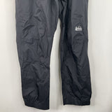 Size 8: REI Co-Op Black Rain Pants