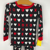 Size 3: Little Sleepies Black/Red/White 2pc Pjs