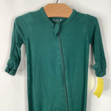 Size 0-3m: Kyte Green Long Sleeve Onesie