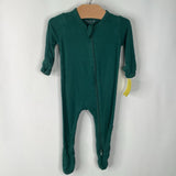 Size 0-3m: Kyte Green Long Sleeve Onesie