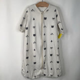 Size 12m: Castle Ware White Forest Animal Sleep Sack