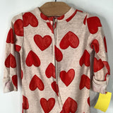 Size 3-6m: Old Navy Hearts 1pc PJs