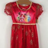 Size 3: Disney Disney Princess Holiday Short Sleeve Dress