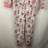 Size 7-8: Disney White/Purple/Pink Romper