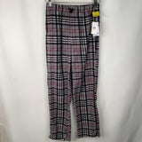 Size 14:Kidtopia Grey/Red/Black Plaid Fleece Pants