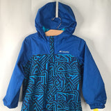 Size 4: Columbia Blue Rain Suit