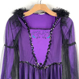 Size 7-10: Purple/Black Fancy Lady 1pc Costume Dress