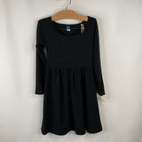 Size 6-7: Old Navy Black Ribbed Long Sleeve Dress