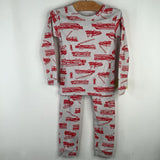 Size 5: Gap White/Red Fire Truck 2pc PJs