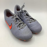 Size 3Y: Nike Lavender/Orange Soccer Cleats