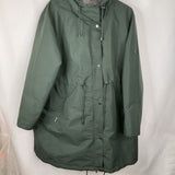 Size 12 (L): Seraphine Green Expandable Winter Coat