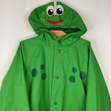 Size 6: Western Chief Green Frog Hooded Rain Coat