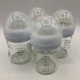 Philips Avent 4pck Glass 4oz Bottle