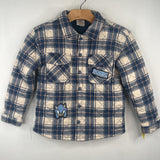 Size 7: Sonic The Hedgehog Plaid Snap Up Light Coat