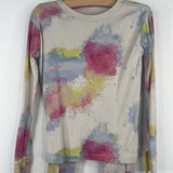 Size 8: Gap Grey/Splatter Paint 2pc PJs