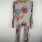 Size 8: Gap Grey/Splatter Paint 2pc PJs