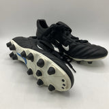 Size 7Y: Nike Black/White Tiempo Soccer Cleat