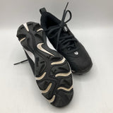 Size 2Y: Nike Fastflex Black White Lace-Up Football Cleats