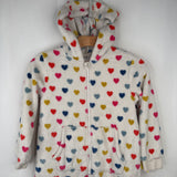 Size 7-8: Mini Boden White Colorful Polka Dots Cozy Romper