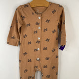 Size 6-9m: Kate Quin Little Liam Brown Drummer 1pc Footy Pjs