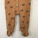Size 6-9m: Kate Quin Little Liam Brown Drummer 1pc Footy Pjs
