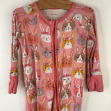 Size 3-6m: Little Sleepies Pink Bunnies 1pc Pjs