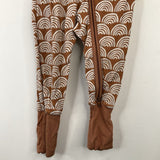 Size 3-6m: Little Sleepies Brown White 1pc Pjs