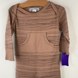 Size 12-18m: Feather Baby Brown Wood Patterned Romper