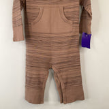 Size 12-18m: Feather Baby Brown Wood Patterned Romper