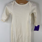 Size NB: Hanna Andersson White 1pc Nighty PJs