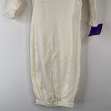 Size NB: Hanna Andersson White 1pc Nighty PJs