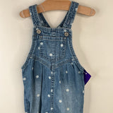 Size 12-18m: Gap Blue Polka Dots Overalls