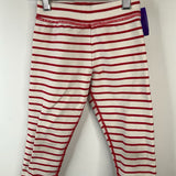 Size 5 (110): Hanna Andersson White Red Striped Pants
